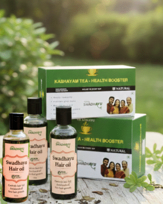 Swadhayu Wellness Combo Pack – Hair Oil & Kashayam Tea